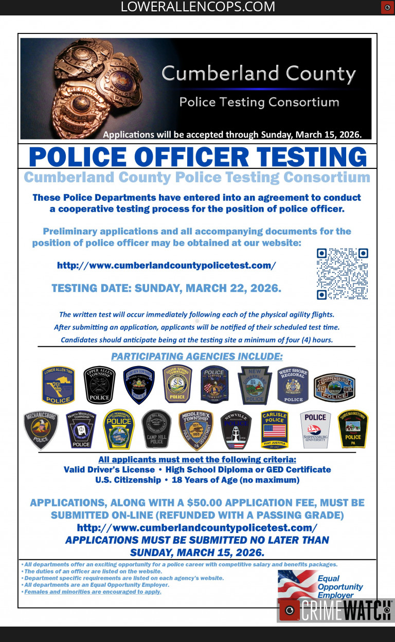 Spring 2026 Police Consortium Poster